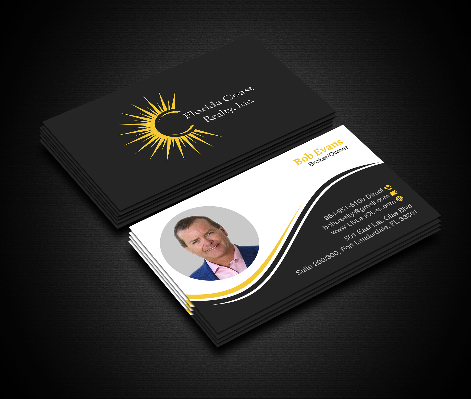 Visitenkarten-Design von Creations Box 2015 für Florida Coast Realty, Inc.  | Design #26514068