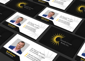 Business Card Design by Creations Box 2015 for Florida Coast Realty, Inc.  | Design: #26514069