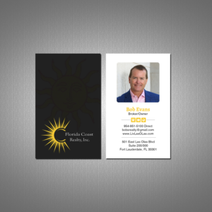 Business Card Design by Creations Box 2015 for Florida Coast Realty, Inc.  | Design: #26514070