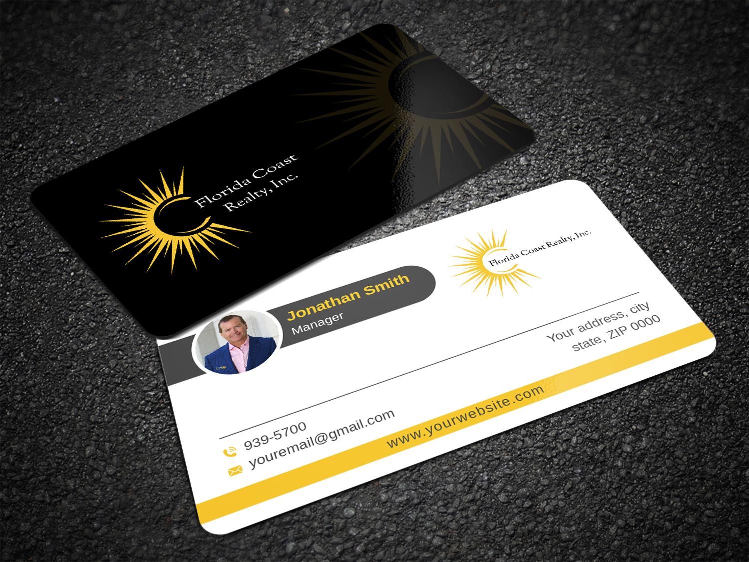 Design de Carte de Visite par LAXMI DESIGNHUB pour Florida Coast Realty, Inc.  | Design #26474966