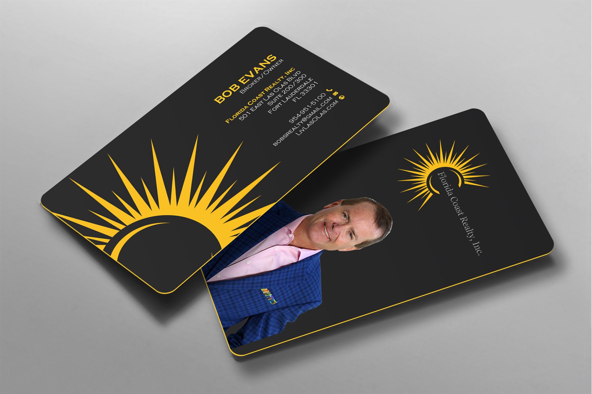 Business Card Design by chandrayaan.creative for Florida Coast Realty, Inc.  | Design #26475881