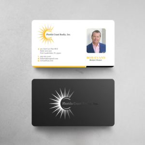 Business Card Design by chandrayaan.creative for Florida Coast Realty, Inc.  | Design: #26475884