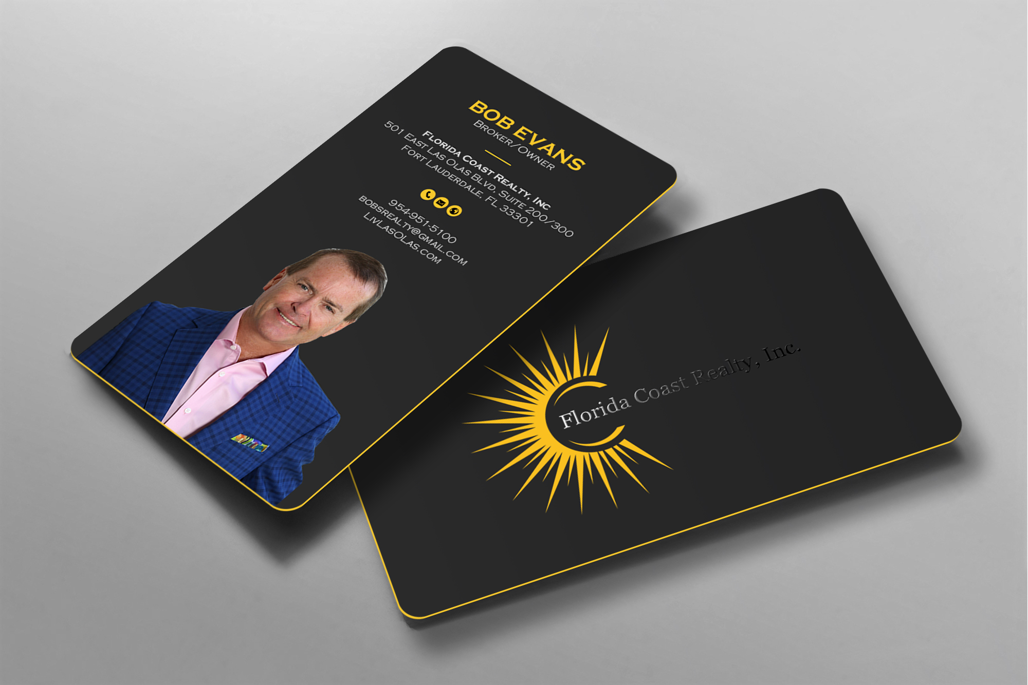 Design de Carte de Visite par chandrayaan.creative pour Florida Coast Realty, Inc.  | Design #26475885