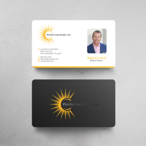 Business Card Design by chandrayaan.creative for Florida Coast Realty, Inc.  | Design: #26475888