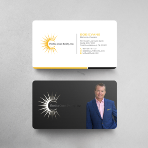 Business Card Design by chandrayaan.creative for Florida Coast Realty, Inc.  | Design: #26475890