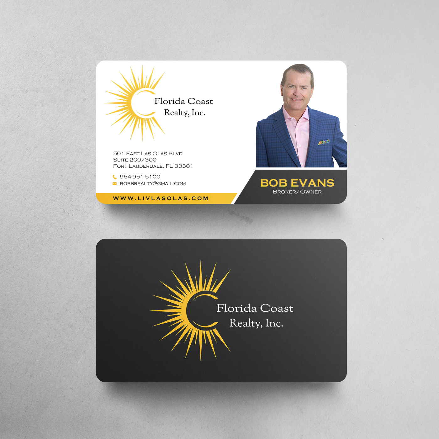 Diseño de Tarjeta de Presentación por chandrayaan.creative para Florida Coast Realty, Inc.  | Diseño #26479301