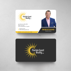 Business Card Design by chandrayaan.creative for Florida Coast Realty, Inc.  | Design: #26479368