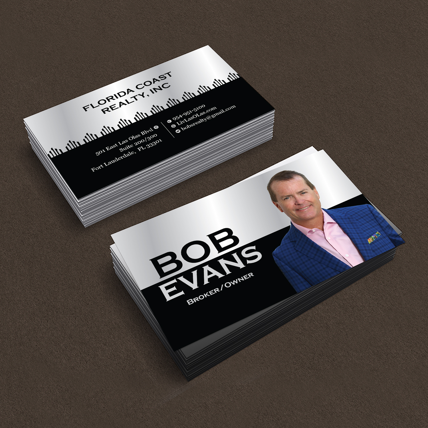 Business Card Design by Creative Jiniya for Florida Coast Realty, Inc.  | Design #26477171