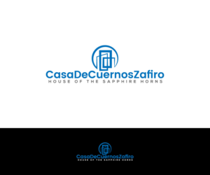 Casa de cuernos zafiro (house of the sapphire horns) | Logo Design by makerlogoz