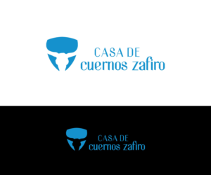 Casa de cuernos zafiro (house of the sapphire horns) | Logo Design by Art Lancer