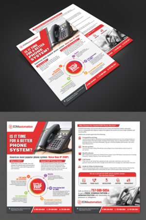 Voice Over IP Service | Diseño de Brochure por Schöpfer