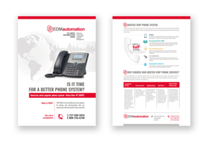 Voice Over IP Service | Brochure Design by Oleg Androsov