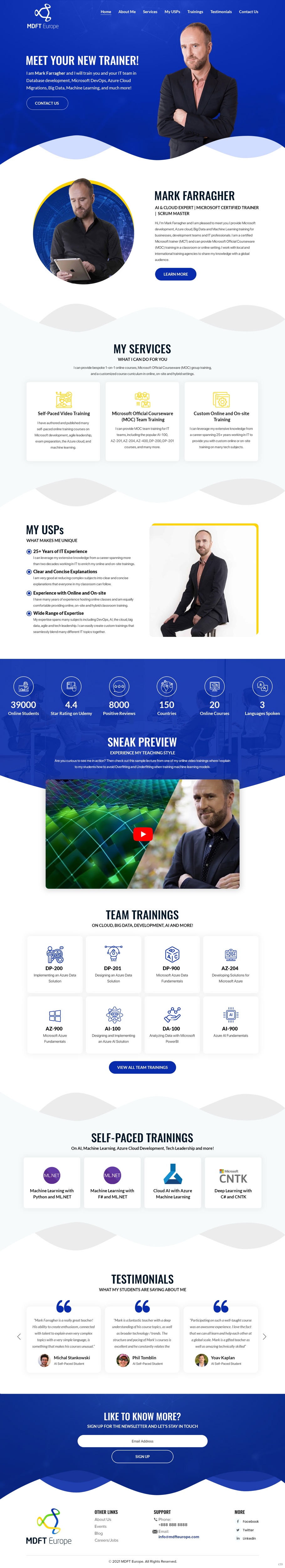 Wordpress Design by pb for MDFT Europe | Design #26487416