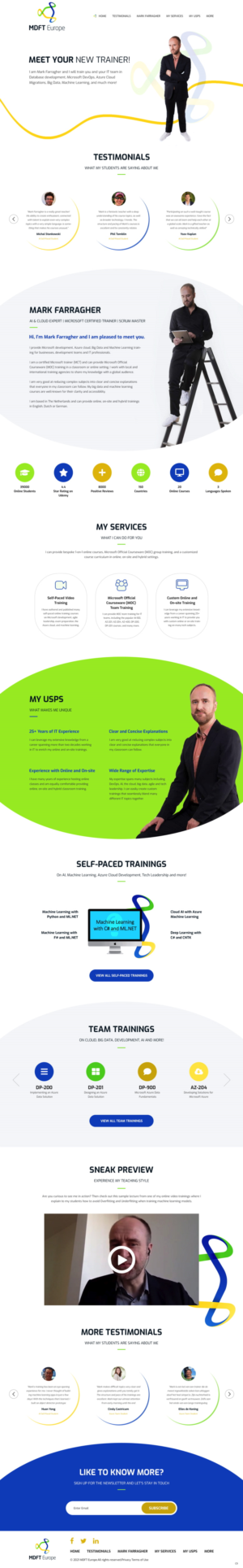 Wordpress Design by pb for MDFT Europe | Design: #26487417