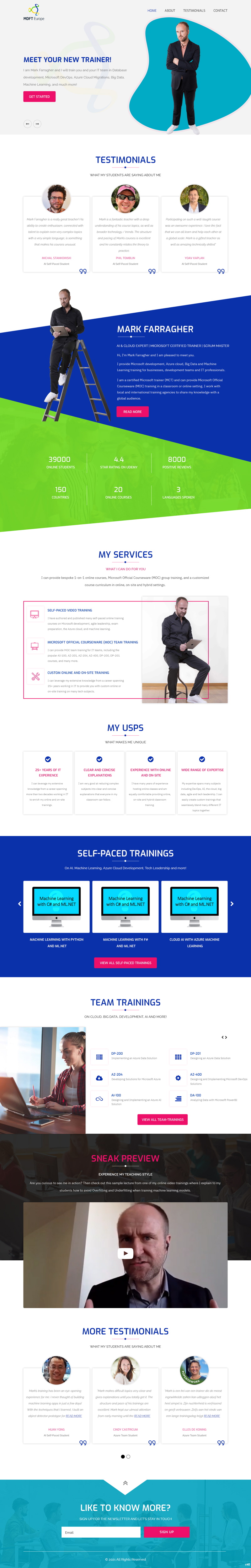 Wordpress Design by pb for MDFT Europe | Design #26487422