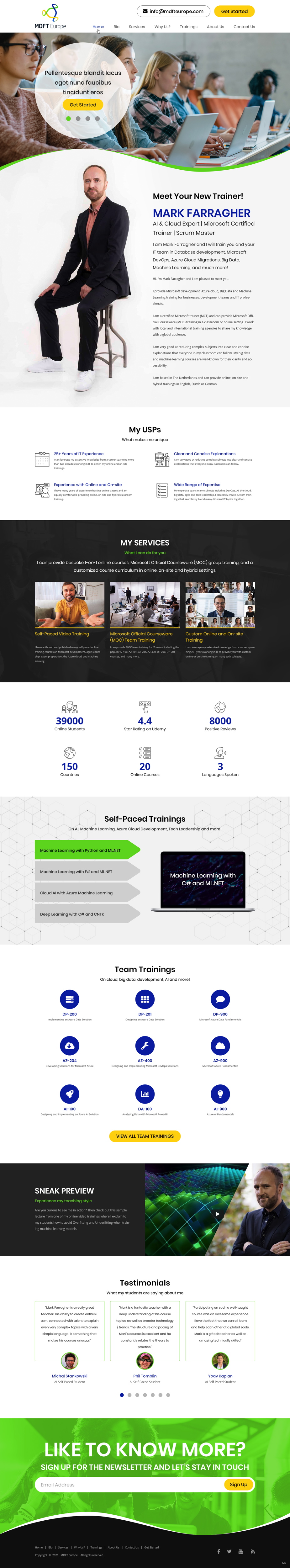 Wordpress Design by pb for MDFT Europe | Design #26487427