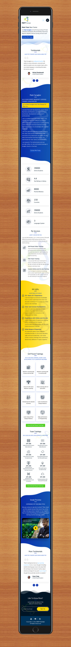 Wordpress Design by Sbss for MDFT Europe | Design: #26558888