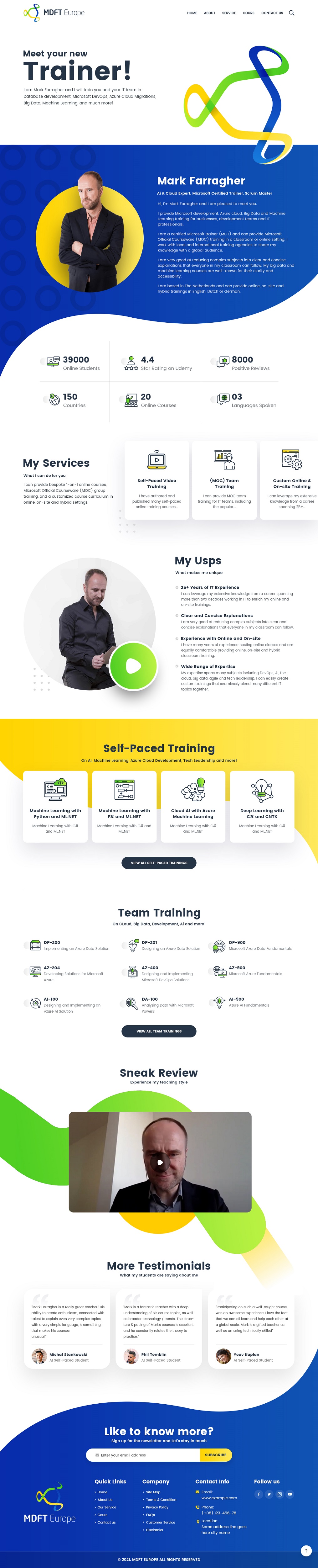 Wordpress Design by NZ Creatives for MDFT Europe | Design #26486957