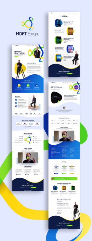 Wordpress Design by NZ Creatives for MDFT Europe | Design: #26486972