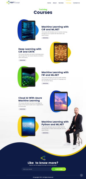 Wordpress Design by NZ Creatives for MDFT Europe | Design: #26486974