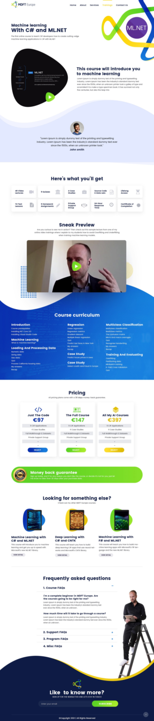 Wordpress Design by NZ Creatives for MDFT Europe | Design: #26486975