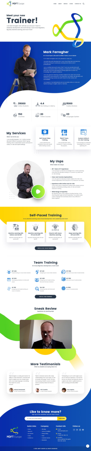 International training agency needs a (Divi) Wordpress website theme | WordPress-Design von nzdesigners