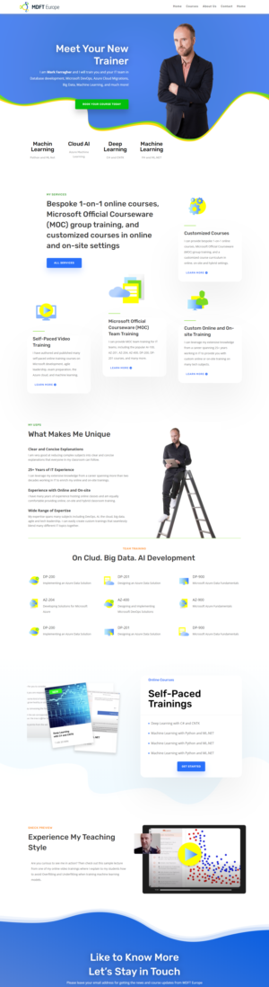 Wordpress Design by The Meadows for MDFT Europe | Design #26500255