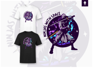 Ninjas with Space clothing brand | Diseño de Camiseta por mngkw