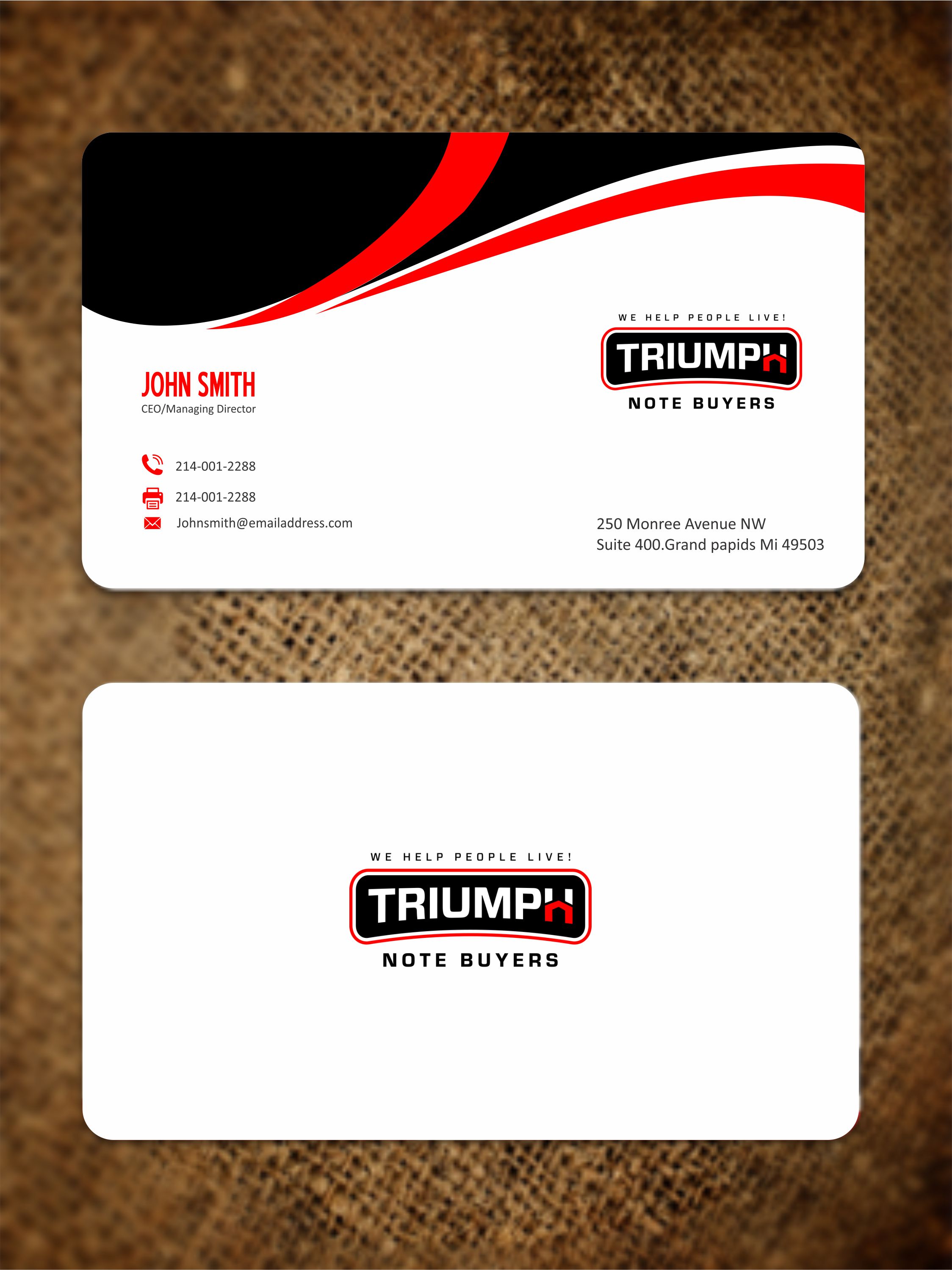 Business Card Design by Crea8iveMind for this project | Design #26494978