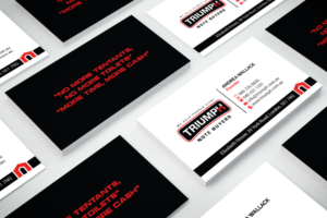 Design for a Note buying company that attracts landlords and seller financed notes | Diseño de Tarjeta de Presentación por R.design