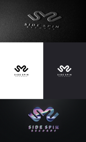 Side Spin Records (this text must not be essential to the logo) | Diseño de Logo por GLDesigns