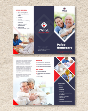 Flyer Design by nng for Paige Homecare | Design: #26483737