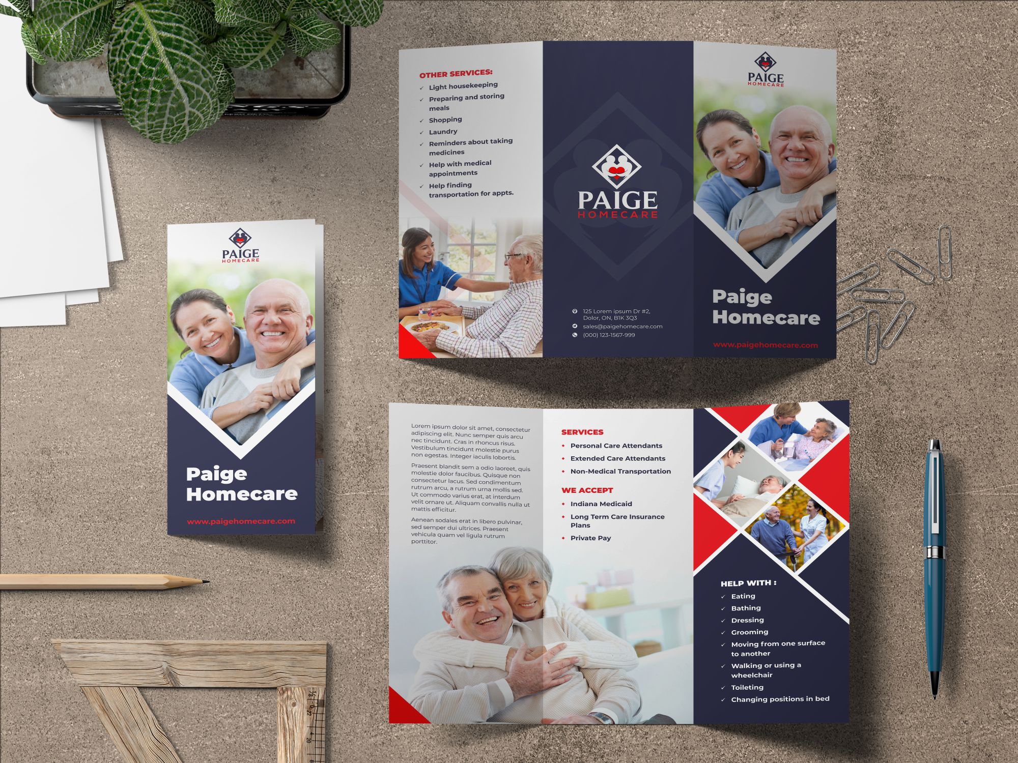 Flyer Design by nng for Paige Homecare | Design #26483806