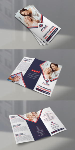 Paige Home care non-medical home care brochure | Design de Flyer par BLUE WINGS