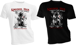 Christian Warrior Fiction---Kingdom Men T-shirt Line | Diseño de Camiseta por bacujkov