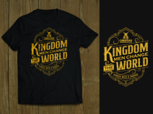 Christian Warrior Fiction---Kingdom Men T-shirt Line | Diseño de Camiseta por mithunpopey