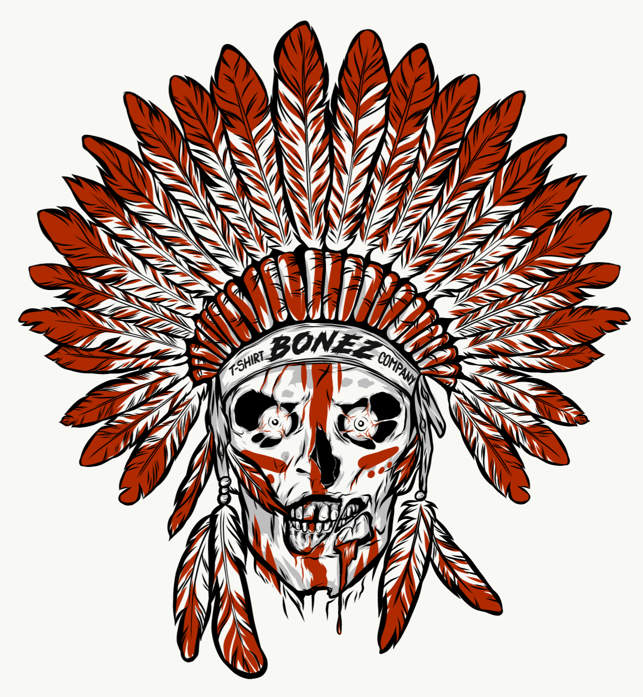 T-shirt Design by inCube_graphics for Bonez T-shirt Company | Design #26512817