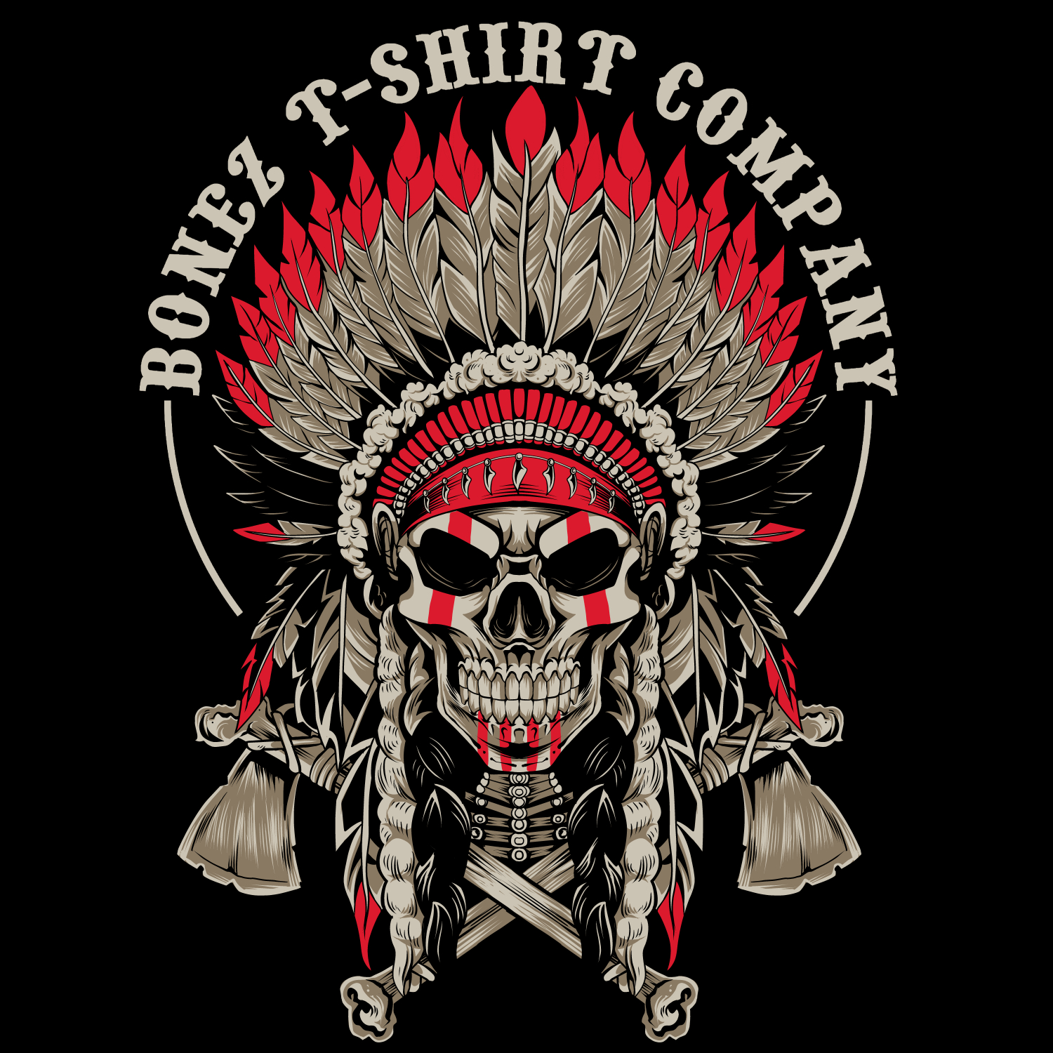 T-shirt Design by FATPIXEL for Bonez T-shirt Company | Design: #26511948