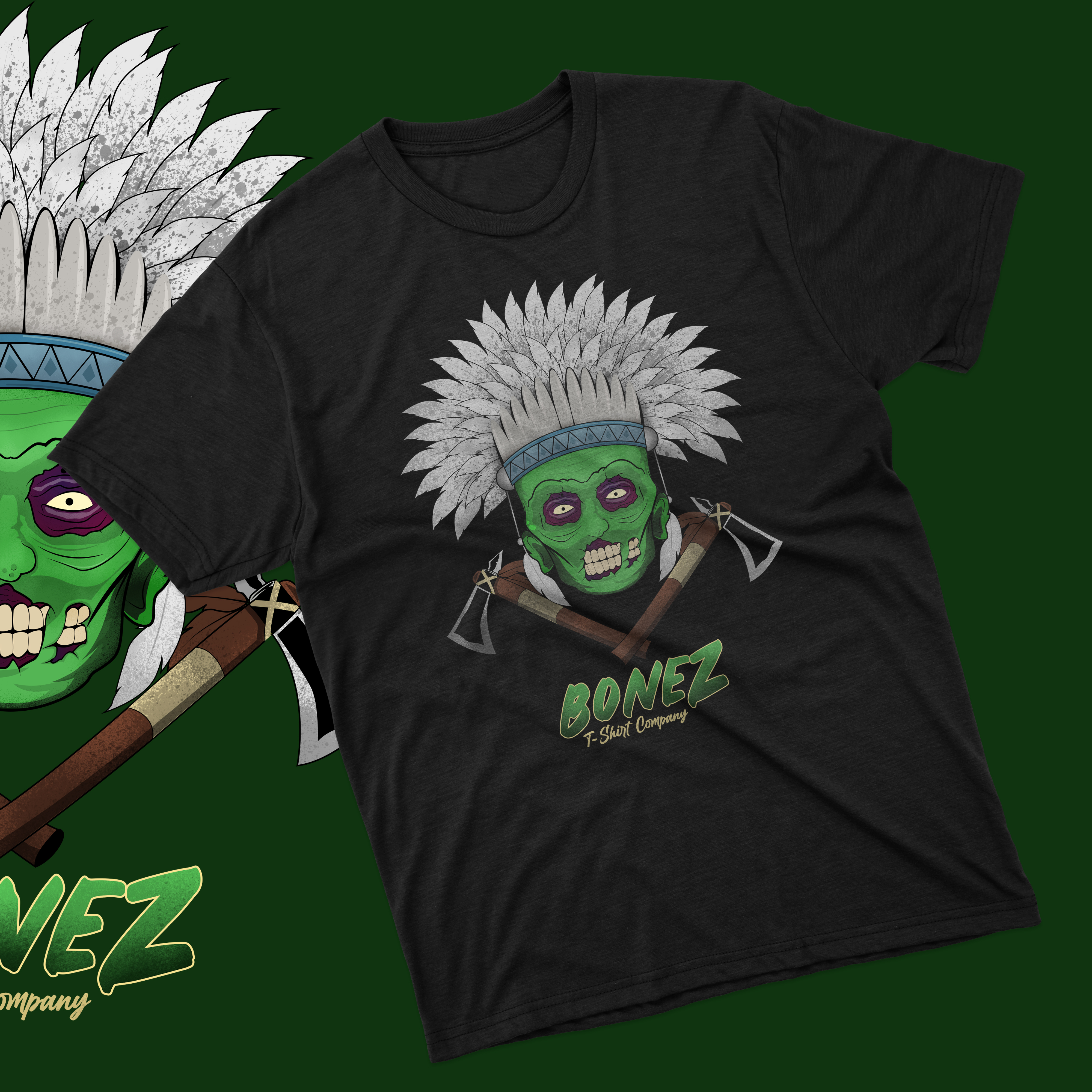 T-shirt Design by Ong for Bonez T-shirt Company | Design #26511746