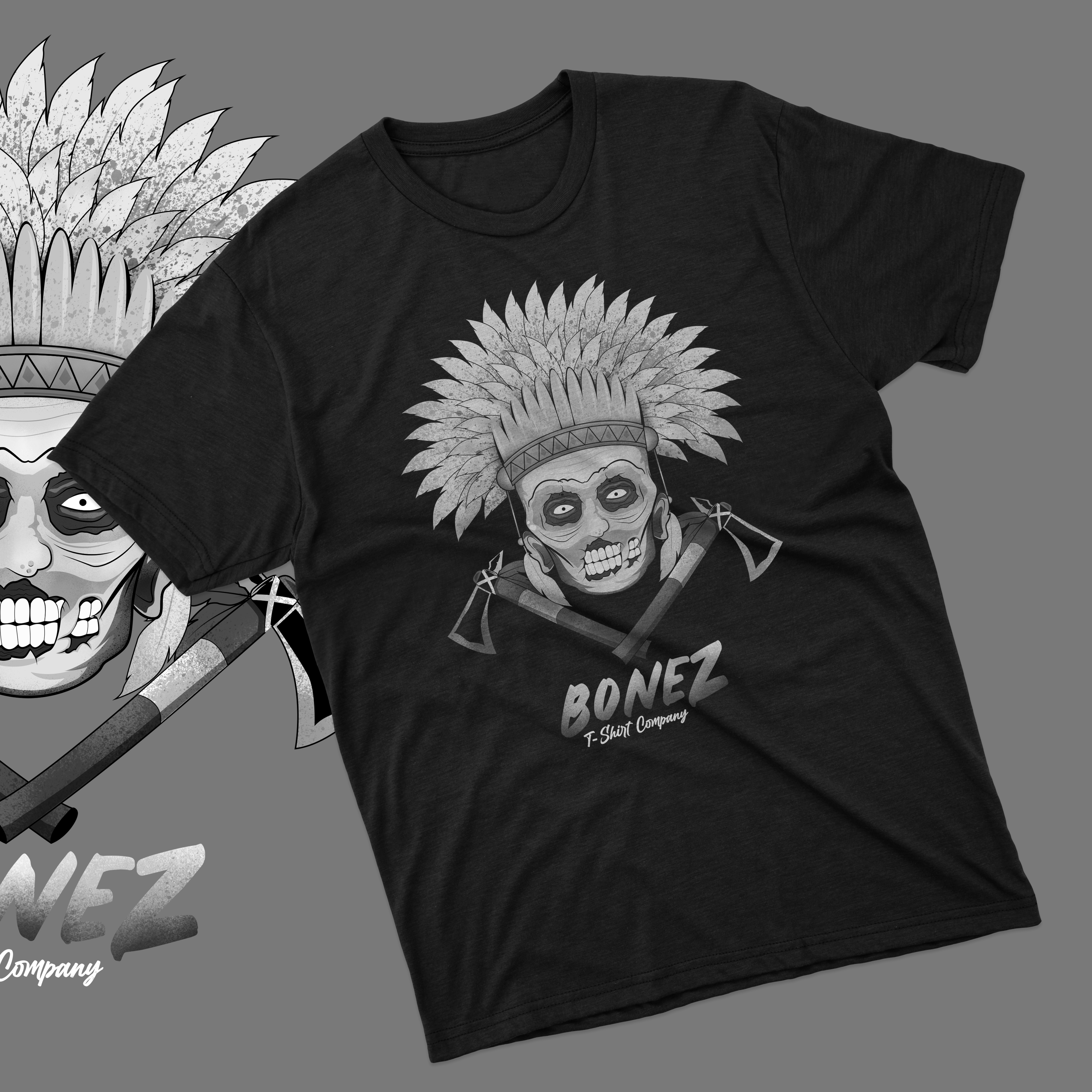 T-shirt Design by Ong for Bonez T-shirt Company | Design #26511889