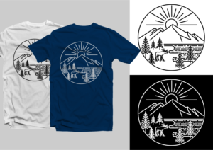 Hook and Antler Apparel Designs | T-shirt Design by ammar_ed