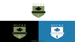 Logo Design by o_krown for Huck' Property Management | Design: #3081599
