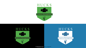 Logo Design by o_krown for Huck' Property Management | Design: #3101730
