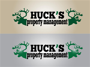 Logo Design by AndreiMircea for Huck' Property Management | Design: #3100271
