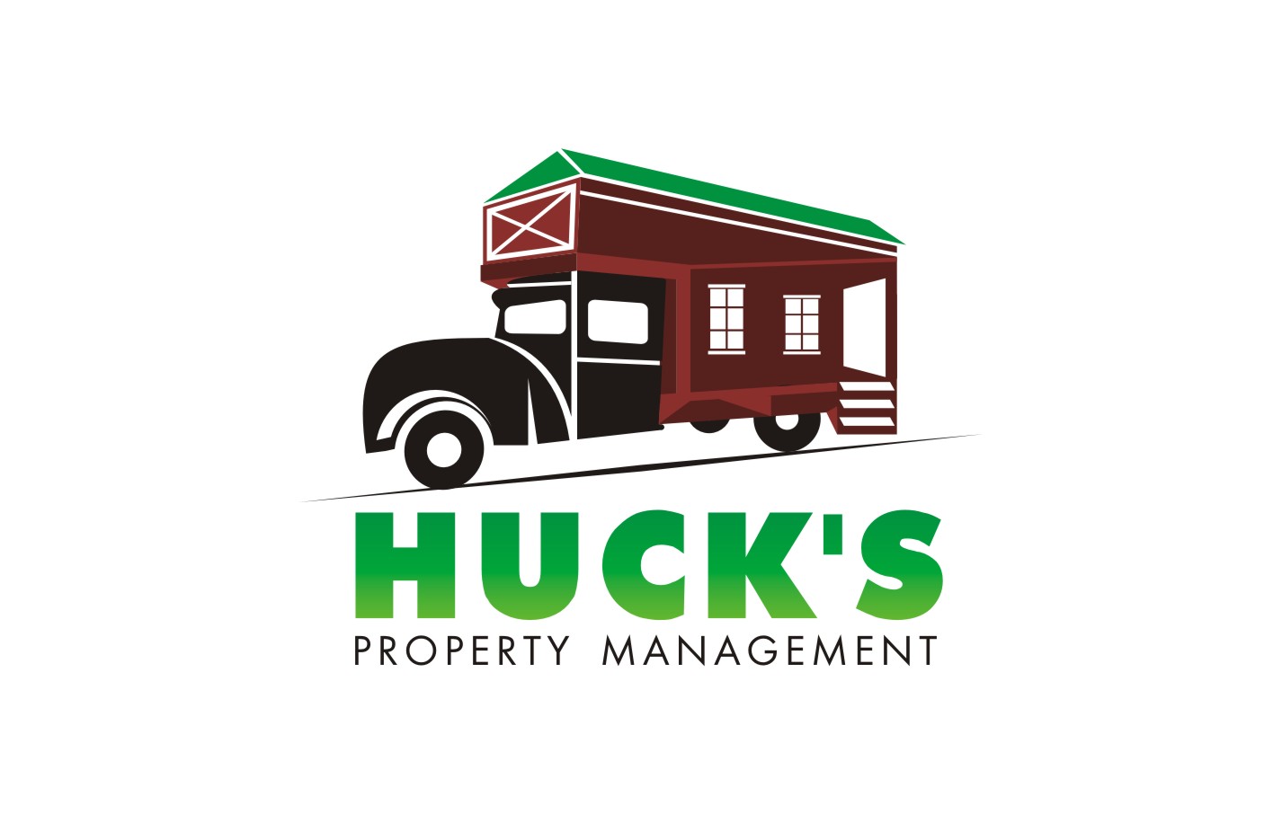 Logo Design by lrbalaji for Huck' Property Management | Design #3059330