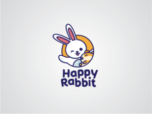 Happy Rabbit | Logo Design by workflow