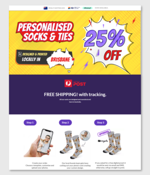 Mugsocks Website Banner Redesign | Graphic Design by SAI DESIGNS