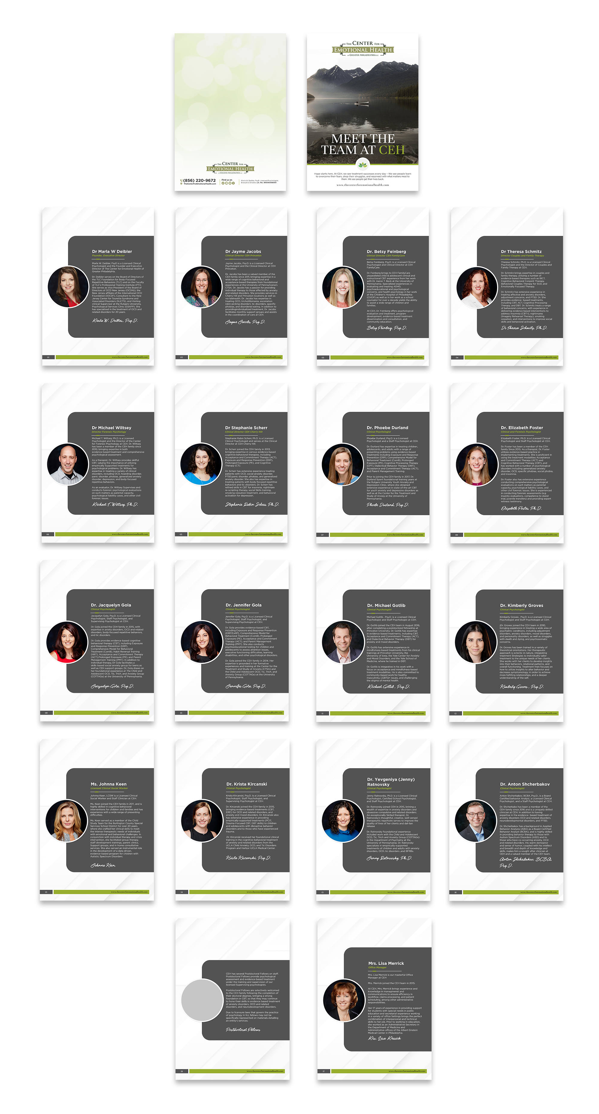 Brochure Design by debdesign for The Center for Emotional Health of Greater Philadelphia | Design #26499377