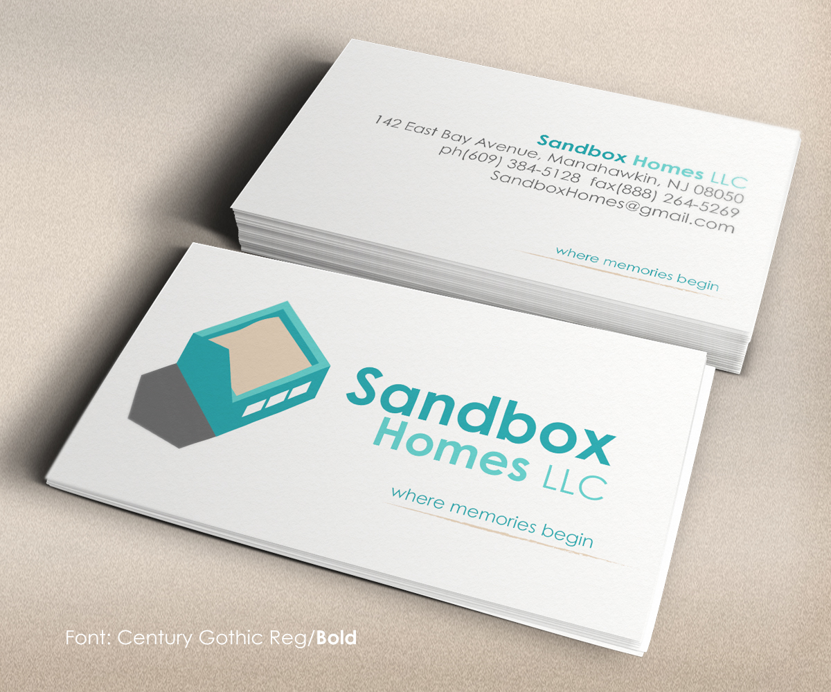 Business Card Design by see why for SandBox Homes LLC | Design #3051214