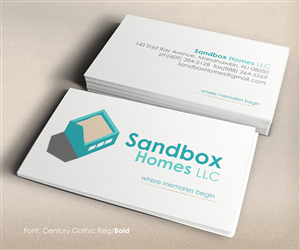 Diseño de Tarjeta de Presentación por see why para SandBox Homes LLC | Diseño #3051214
